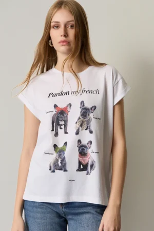 CAMISETA BASICA PERRITOS