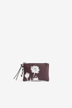 MONEDERO CON ESTAMPADO FLORES