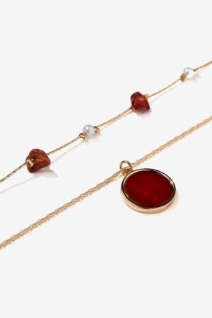 COLGANTE PIEDRAS GRANATES