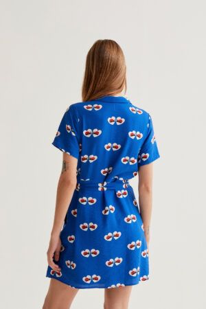 VESTIDO CORTO CON ESTAMPADO COCINELLA