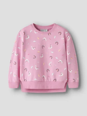 SUDADERA CON PRINT LLAMAS NMFBISSINE