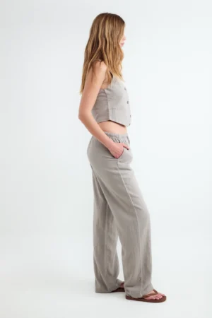 PANTALON RUSTIC WIDE LEG