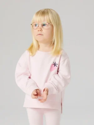 SUDADERA CON PRINT FRESA NMFBISSINE