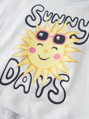 CAMISETA CROP SOL