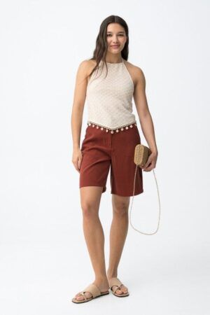 PANTALON CORTO ROUGE