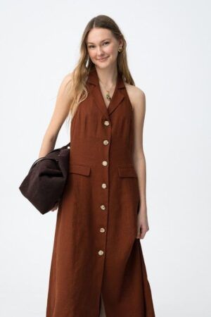 VESTIDO DE LINO GOBI