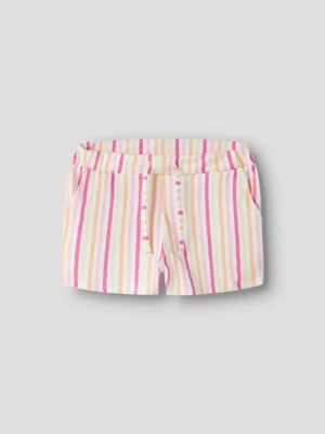 PANTALÓN CORTO ESTAMPADO RAYAS