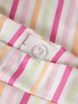 PANTALÓN CORTO ESTAMPADO RAYAS
