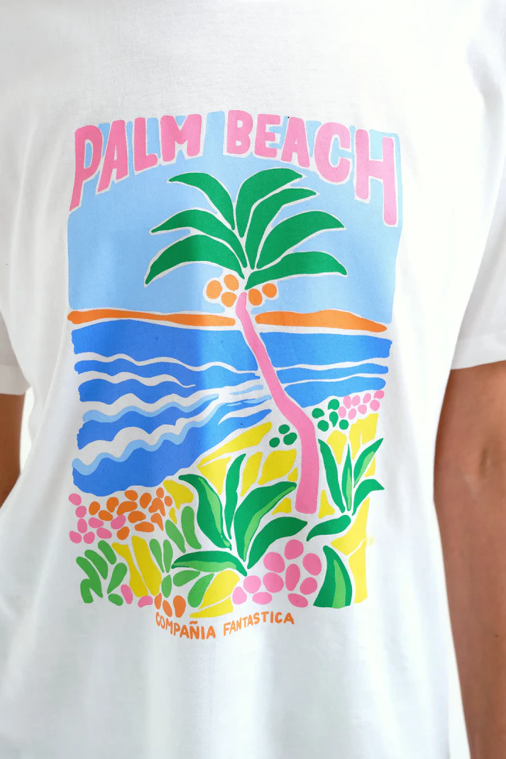 CAMISETA CON ESTAMPADO PALM BEACH - Imagen 4