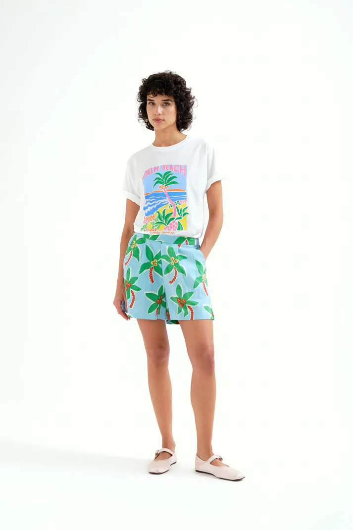 CAMISETA CON ESTAMPADO PALM BEACH - Imagen 3