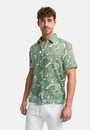 CAMISA ESTAMPADO HOJAS
