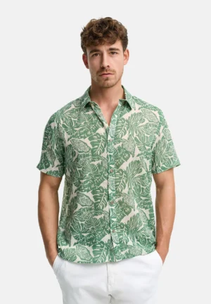 CAMISA ESTAMPADO HOJAS