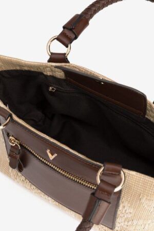 CARTERA DE TAMAÑO MEDIANO BEIGE