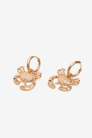 PENDIENTES FORMA DE CANGREJO