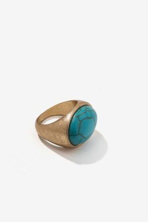 ANILLO CON PIEDRA DE COLOR