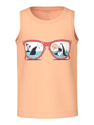 CAMISETA TIRANTES GAFAS TIBURÓN