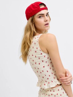 TOP JXZOE CON ESTAMPADO DE FLORES