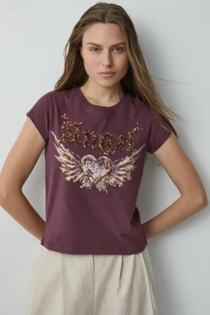 CAMISETA LENTEJUELAS
