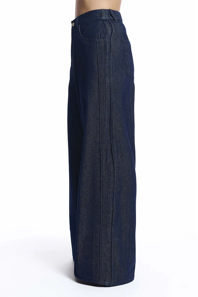 PANTALON PALAZZO EFECTO VAQUERO - Imagen 4