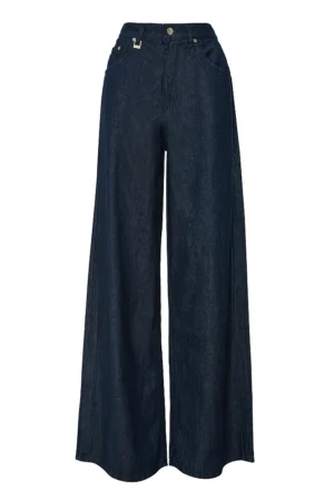 PANTALON PALAZZO EFECTO VAQUERO