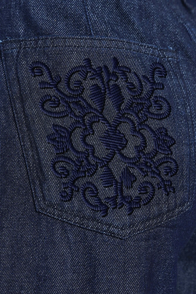PANTALON PALAZZO EFECTO VAQUERO - Imagen 8