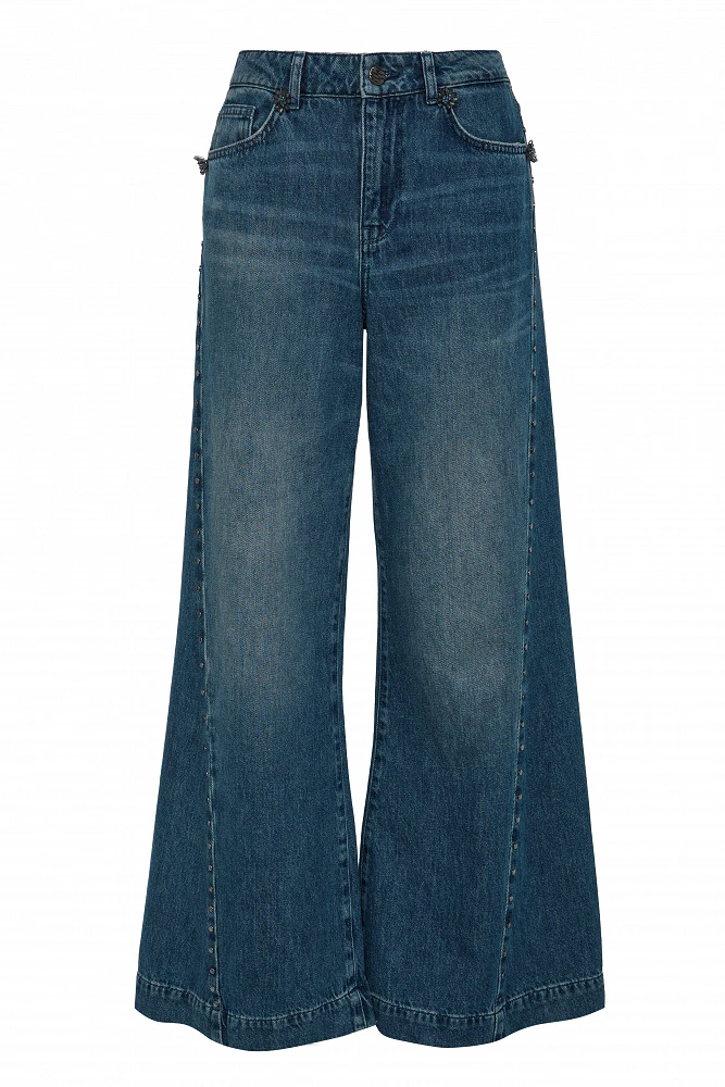 PANTALON VAQUERO TACHAS - Imagen 6