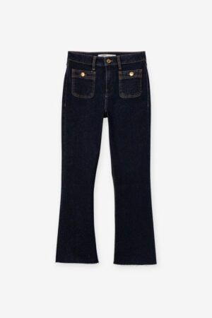PANTALON VAQUERO CROPPED FLARE MEGAN