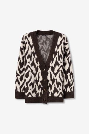 CHAQUETA DE PUNTO LARGA DRAGON