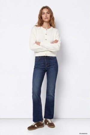 PANTALON VAQUERO CROPPED FLARE MEGAN
