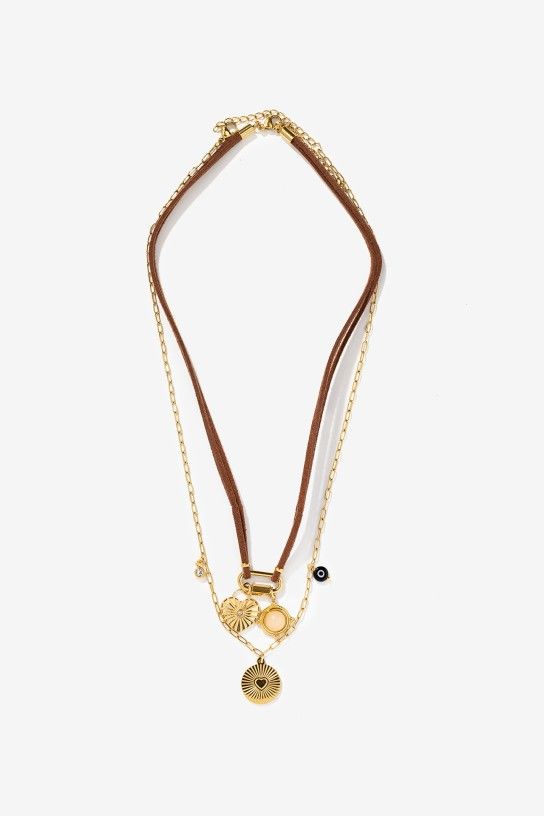 CONJUNTO COLLARES HORTENSIA ACERO - Imagen 3