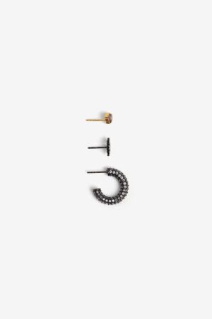 CONJUNTO PENDIENTES PAPOILA ACERO