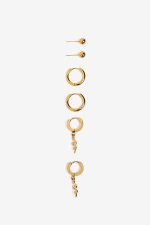 CONJUNTO DE PENDIENTES SAM ACERO