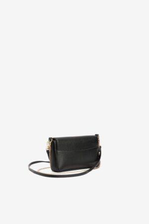 BOLSO NEGRO CON SOLAPA
