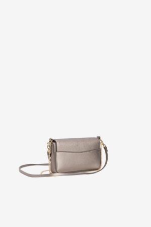 BOLSO BEIGE CON SOLAPA