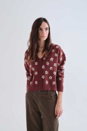 CARDIGAN CON ESTAMPADO SANTINI