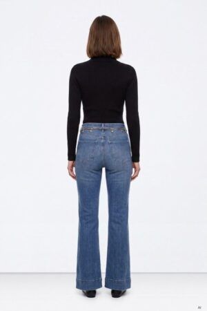 PANTALON VAQUERO FLARE ZOE