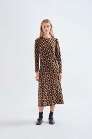 VESTIDO MIDI CON ESTAMPADO ABERDEEN