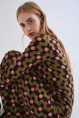 VESTIDO MIDI CON ESTAMPADO ABERDEEN