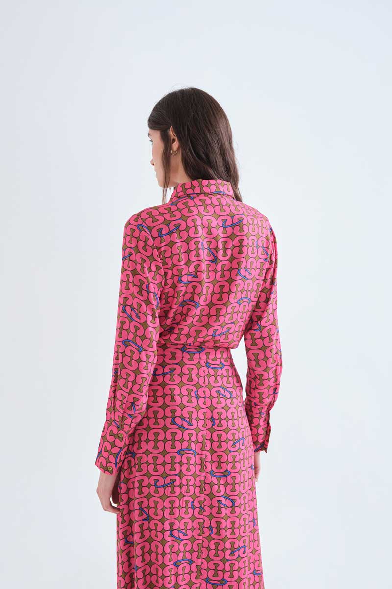 CAMISA CON ESTAMPADO CATENA - Imagen 4