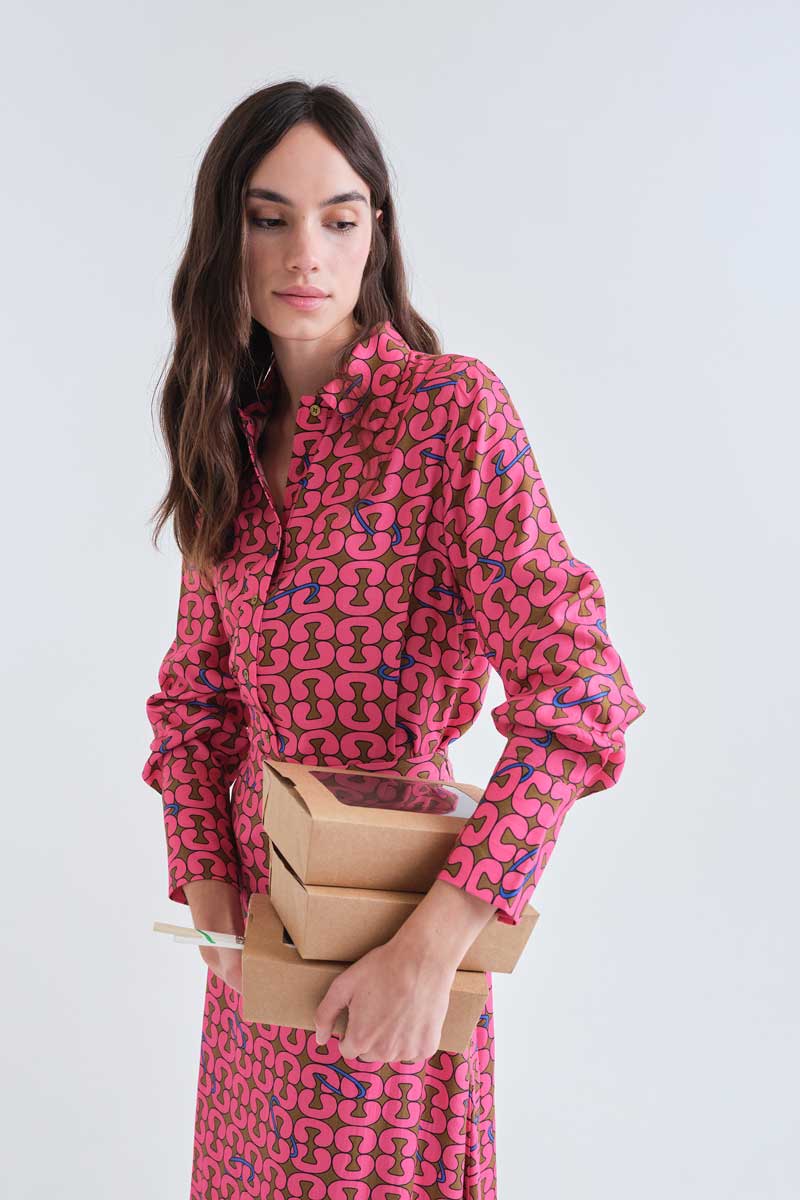 CAMISA CON ESTAMPADO CATENA - Imagen 3