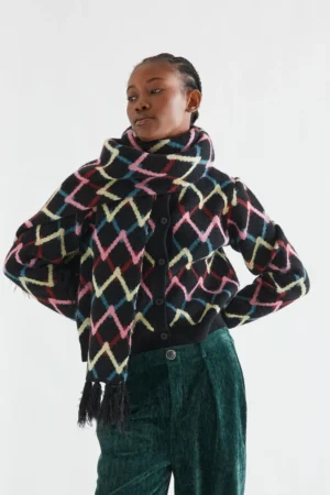 CARDIGAN CON ESTAMPADO SKEIN