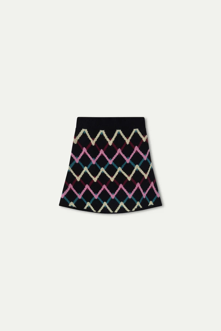 FALDA CORTA CON ESTAMPADO SKEIN - Imagen 6