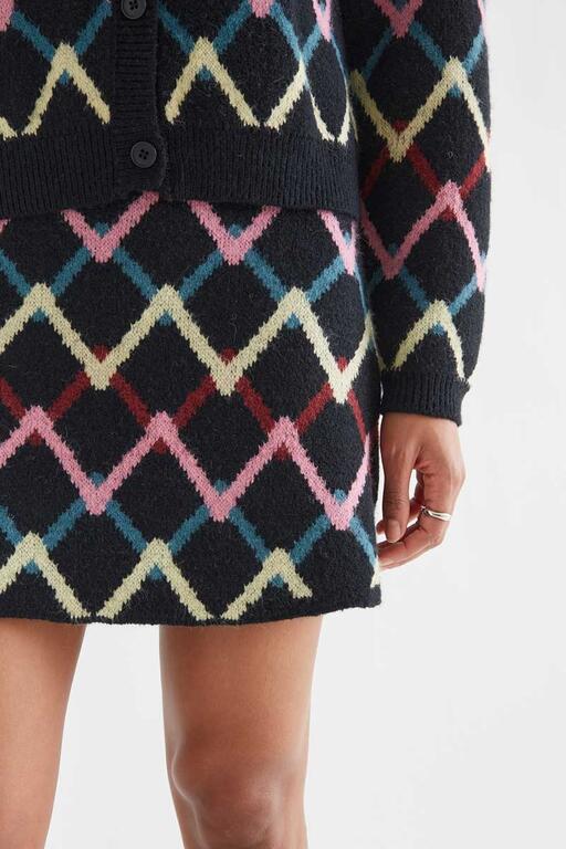 FALDA CORTA CON ESTAMPADO SKEIN - Imagen 4