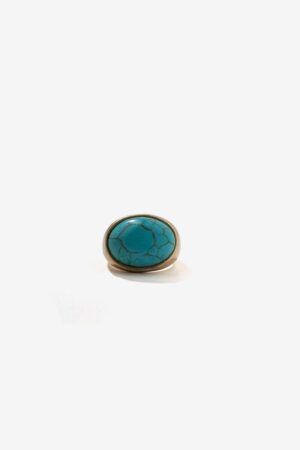 ANILLO CON PIEDRA DE COLOR