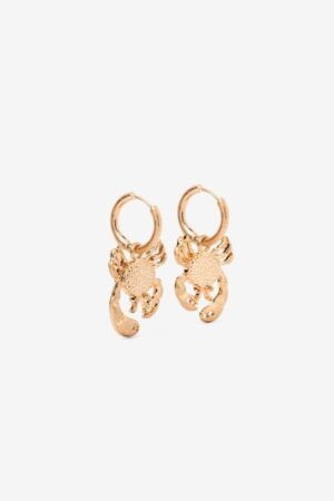PENDIENTES FORMA DE CANGREJO