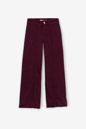 PANTALON VAQUERO CROPPED MARINE