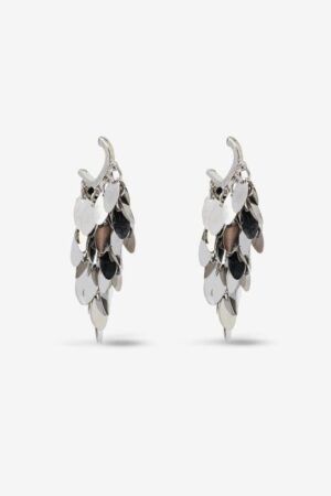 PENDIENTES LARGOS CON MUCHAS HOJAS EN FORMA DE GOTA