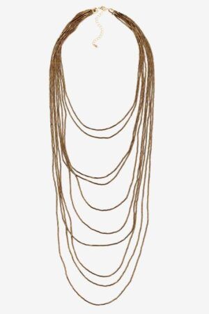 COLLAR CON TIRAS MARRONES