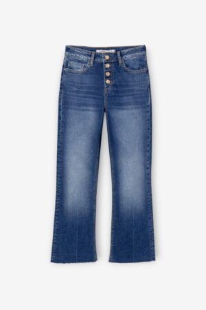PANTALON VAQUERO CROPPED FLARE MEGAN