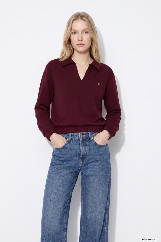 SUDADERA CORTE POLO VALENTINA